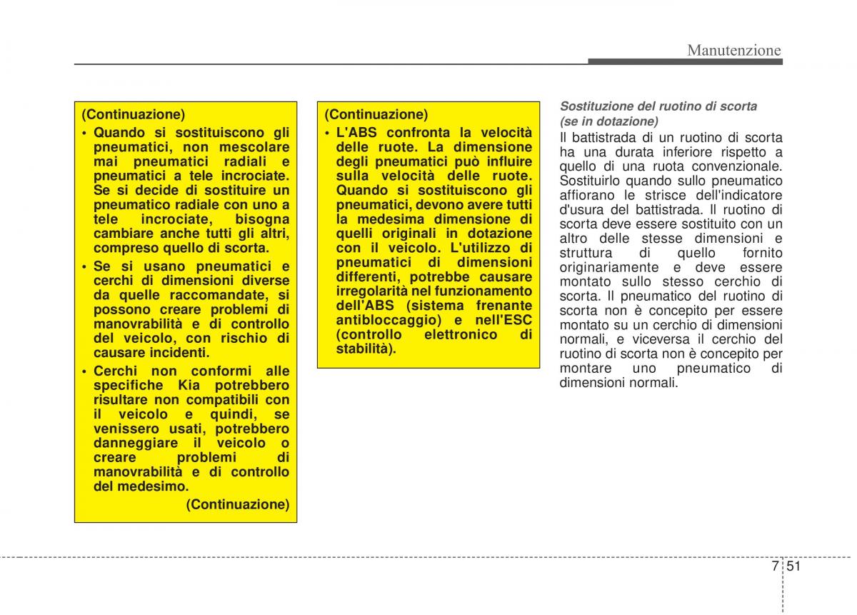 KIA Sorento II 2 manuale del proprietario / page 607