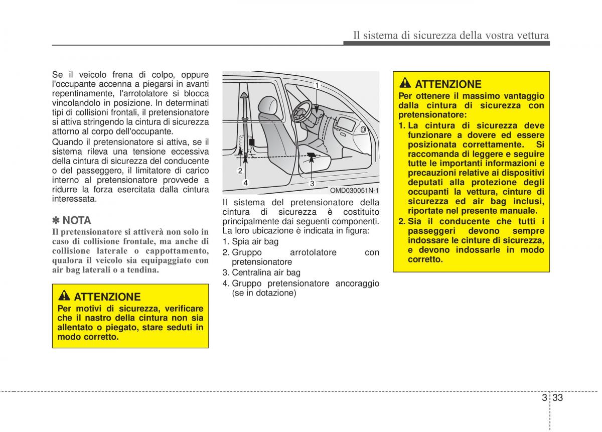 KIA Sorento II 2 manuale del proprietario / page 61