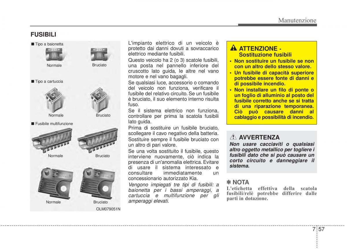 KIA Sorento II 2 manuale del proprietario / page 613