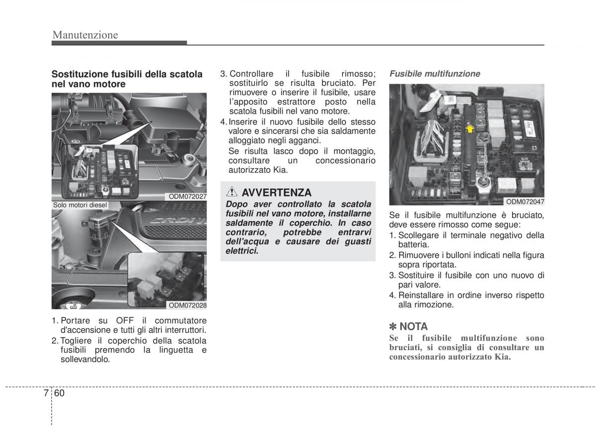 KIA Sorento II 2 manuale del proprietario / page 616