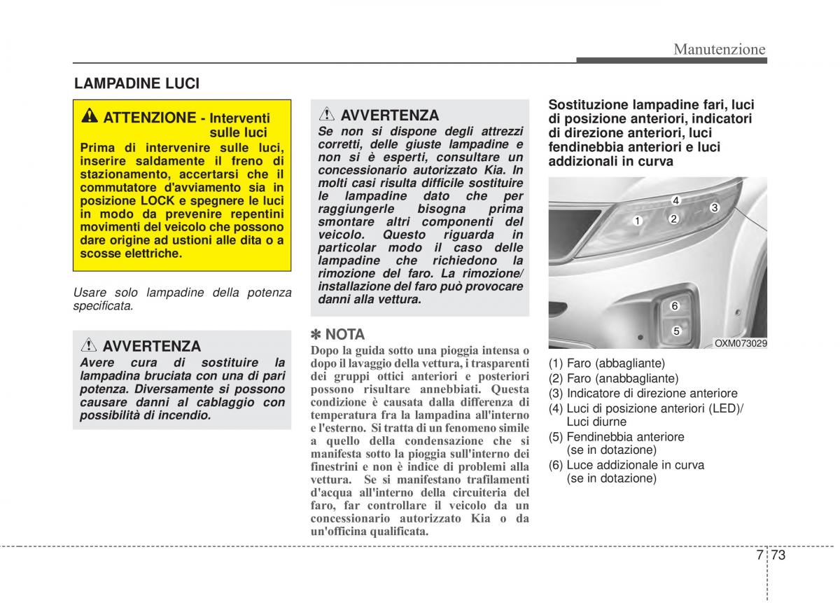 KIA Sorento II 2 manuale del proprietario / page 629