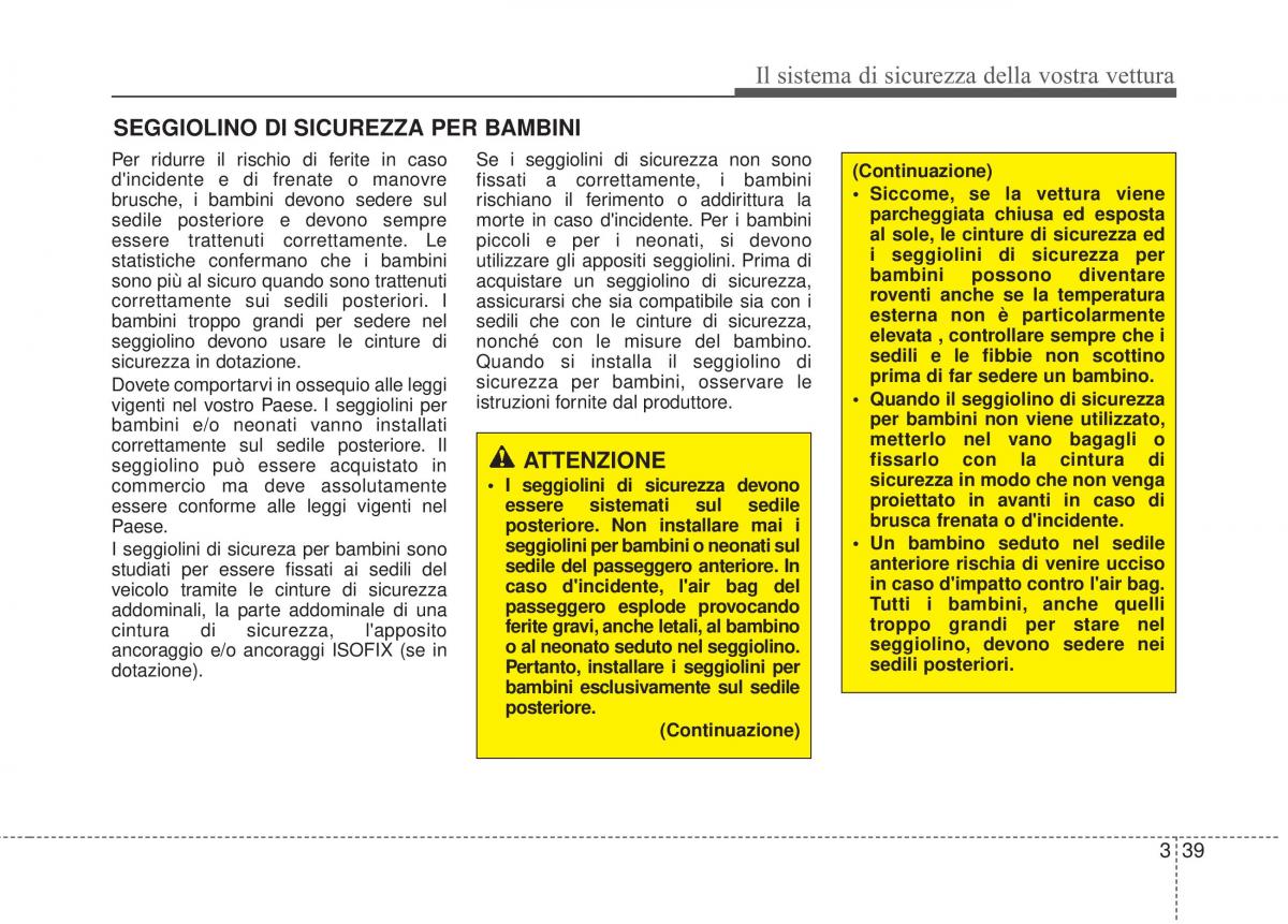 KIA Sorento II 2 manuale del proprietario / page 67