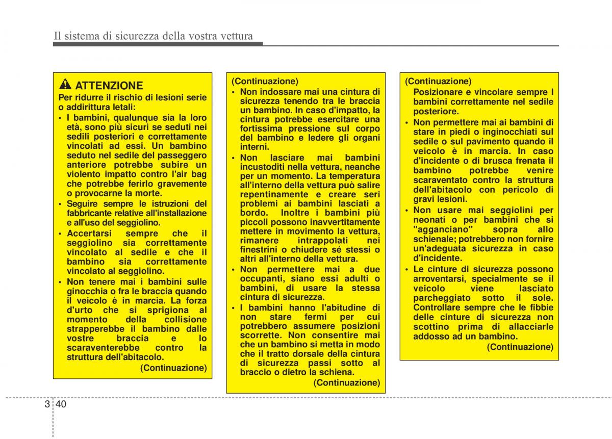 KIA Sorento II 2 manuale del proprietario / page 68