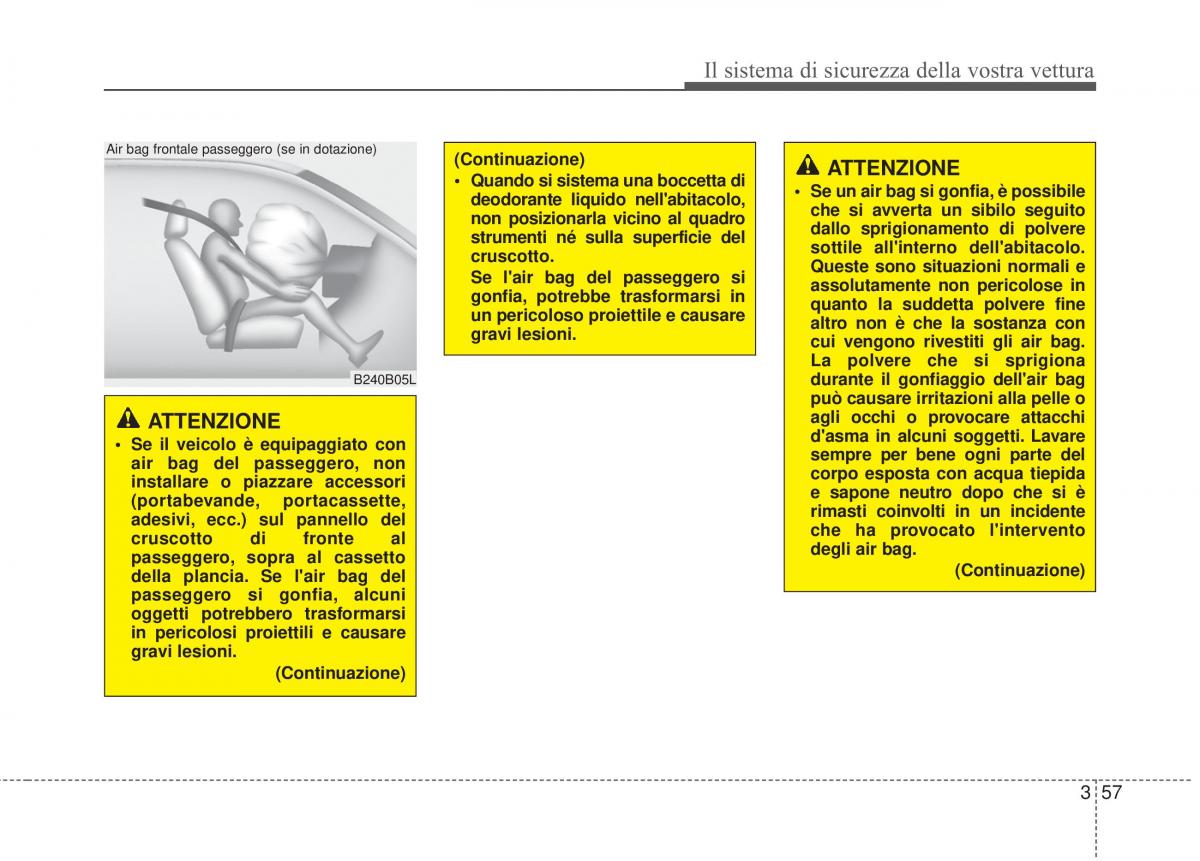 KIA Sorento II 2 manuale del proprietario / page 85