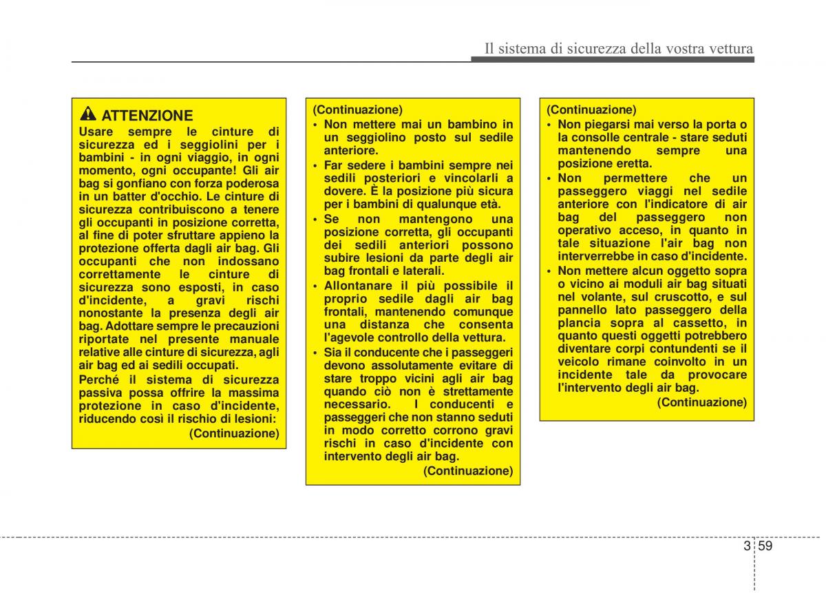 KIA Sorento II 2 manuale del proprietario / page 87