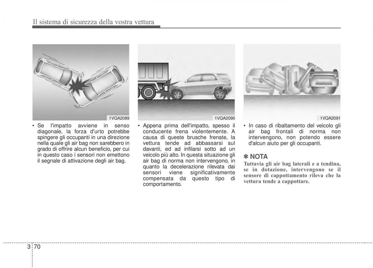 KIA Sorento II 2 manuale del proprietario / page 98