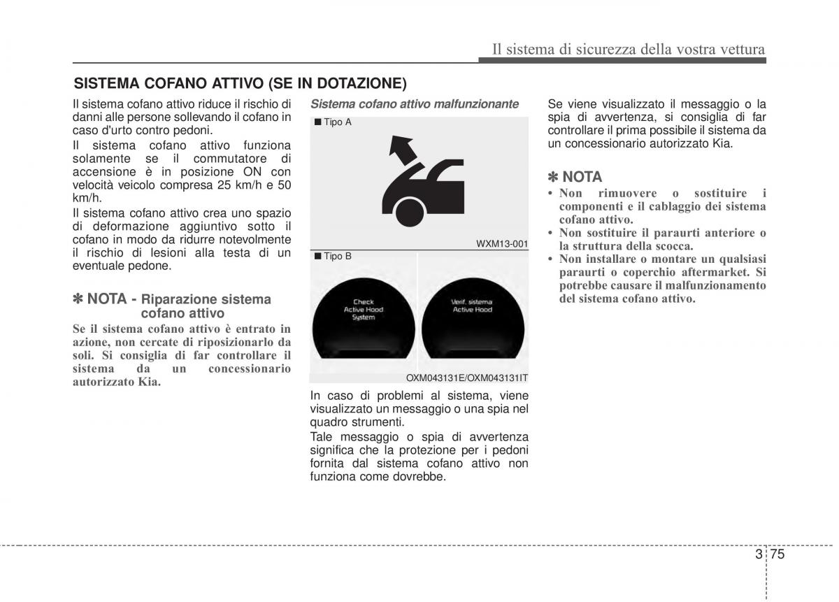 KIA Sorento II 2 manuale del proprietario / page 103