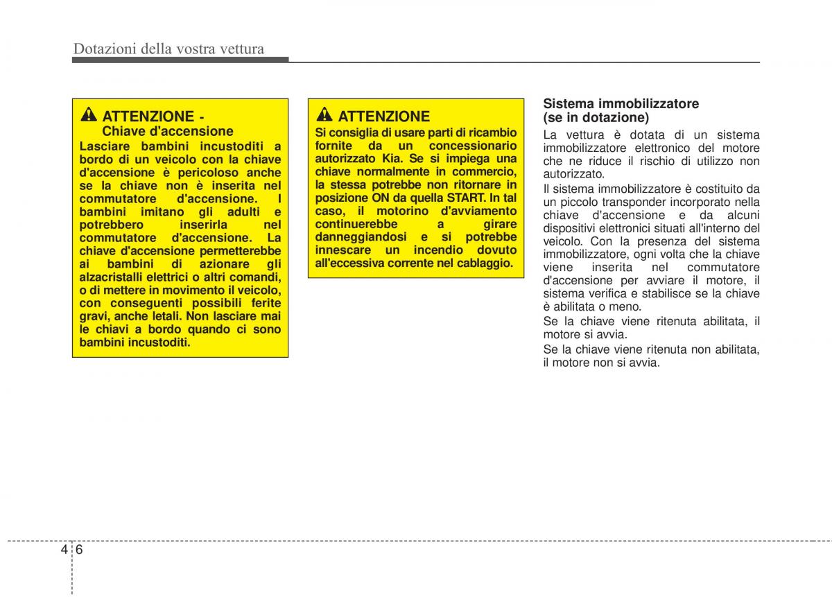 KIA Sorento II 2 manuale del proprietario / page 109