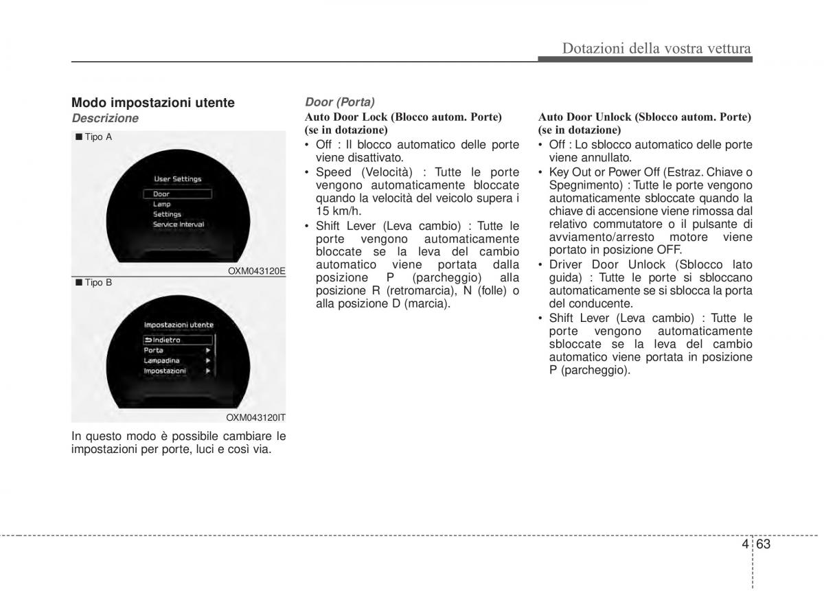 KIA Sorento II 2 manuale del proprietario / page 166