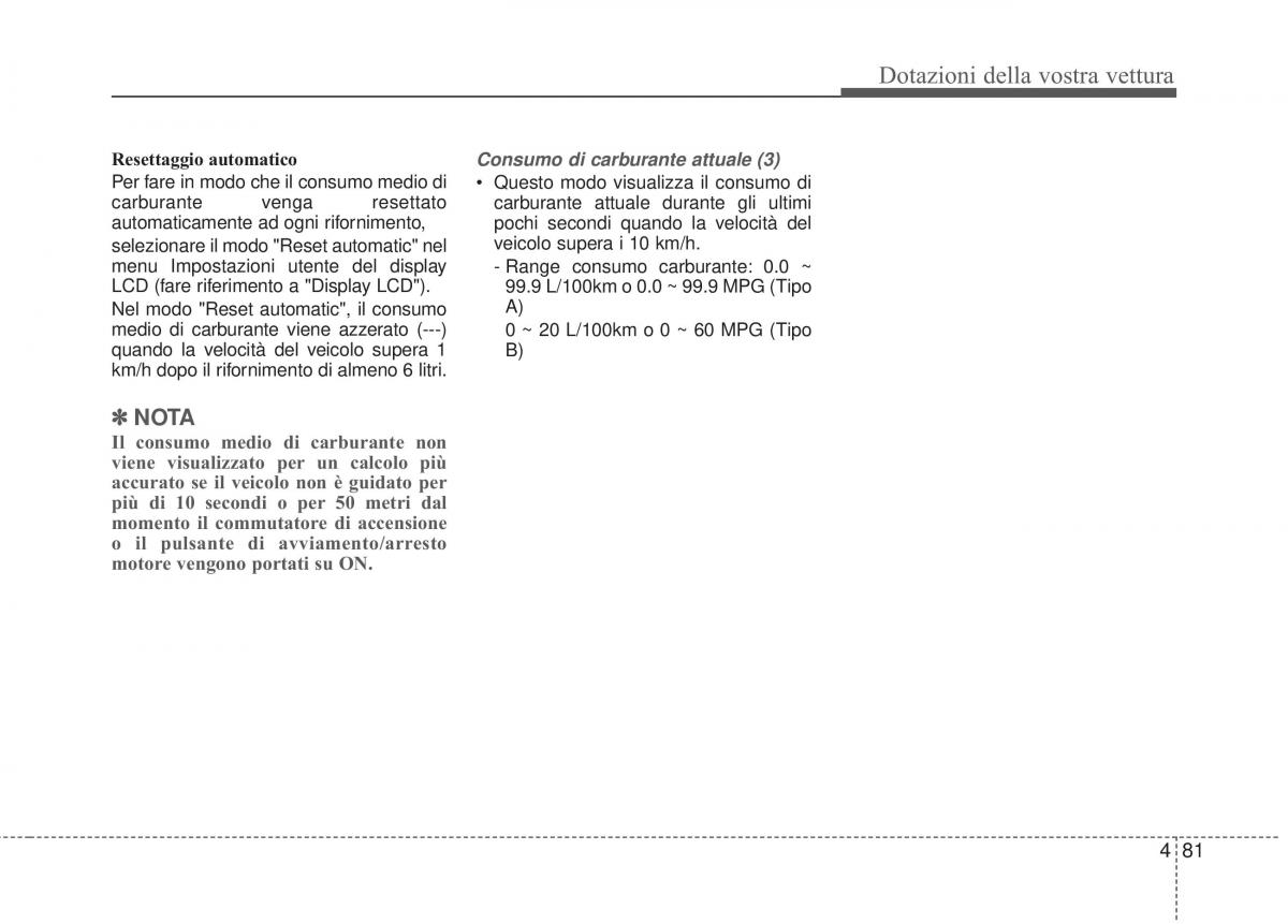 KIA Sorento II 2 manuale del proprietario / page 184