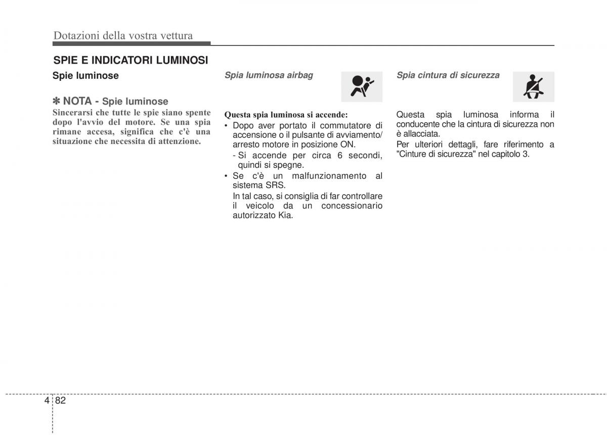 KIA Sorento II 2 manuale del proprietario / page 185