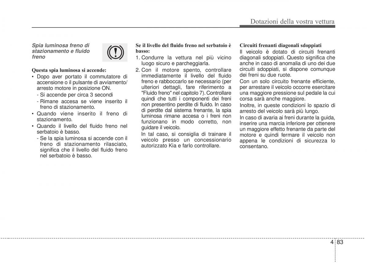 KIA Sorento II 2 manuale del proprietario / page 186