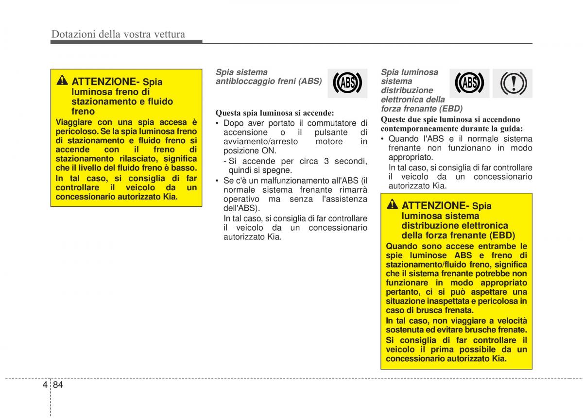 KIA Sorento II 2 manuale del proprietario / page 187