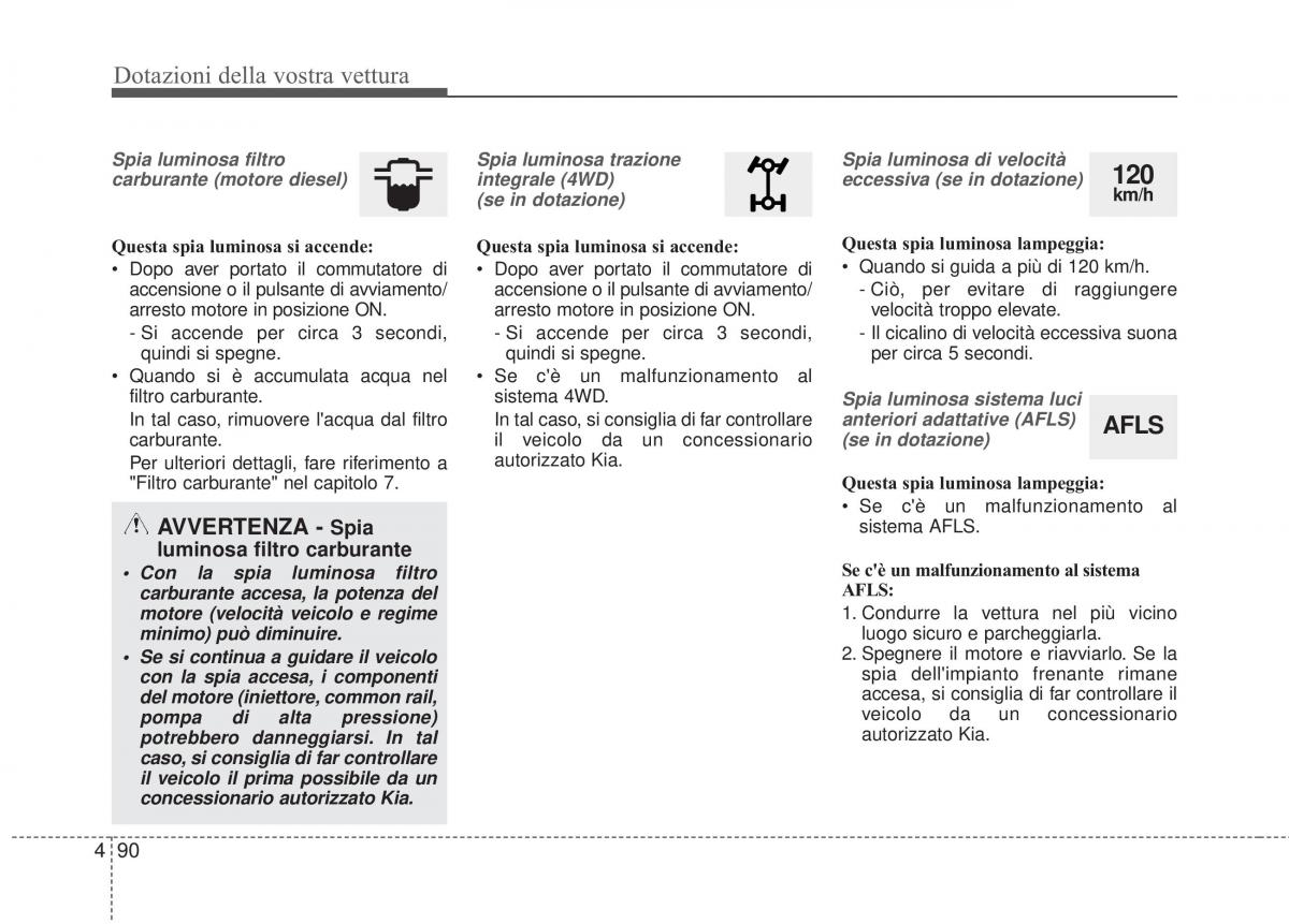 KIA Sorento II 2 manuale del proprietario / page 193