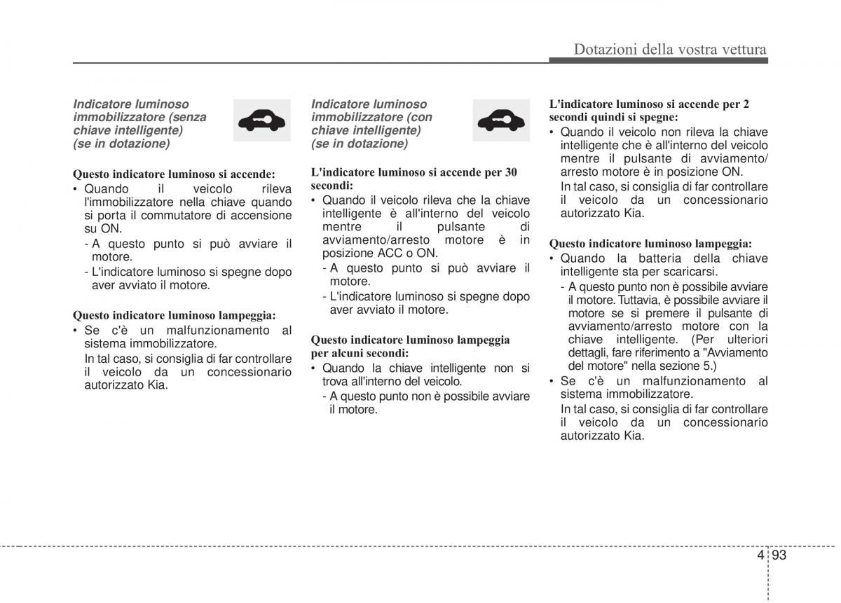 KIA Sorento II 2 manuale del proprietario / page 196