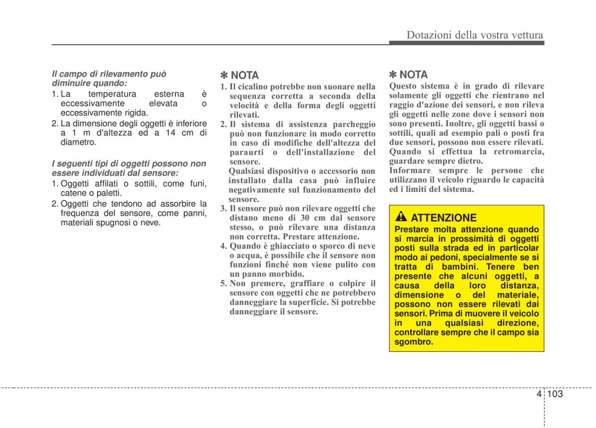 KIA Sorento II 2 manuale del proprietario / page 206