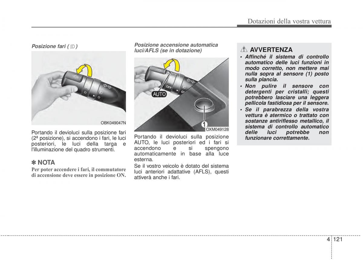 KIA Sorento II 2 manuale del proprietario / page 224