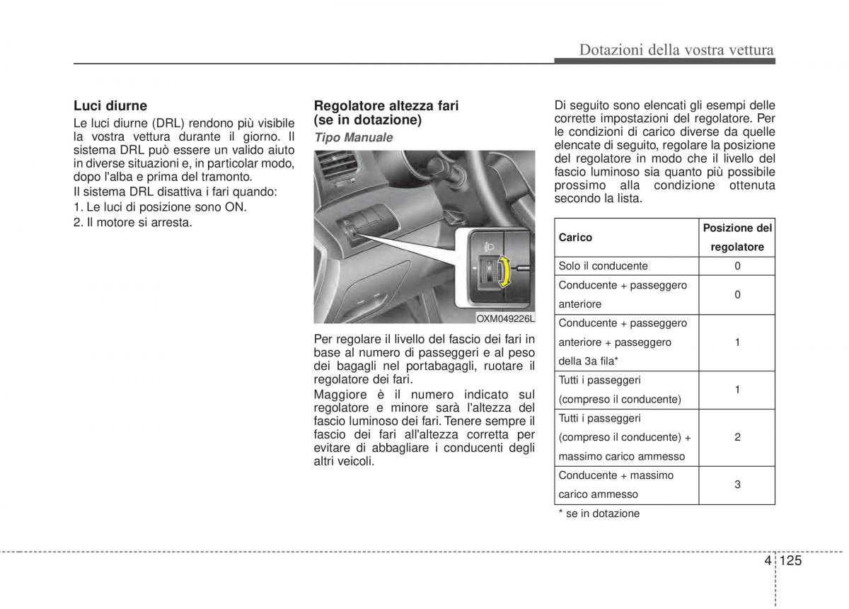 KIA Sorento II 2 manuale del proprietario / page 228