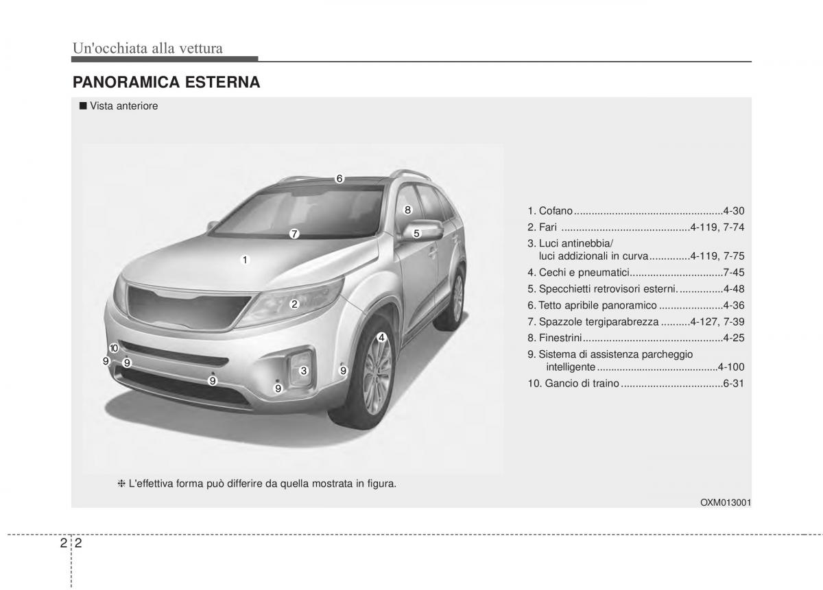 KIA Sorento II 2 manuale del proprietario / page 23