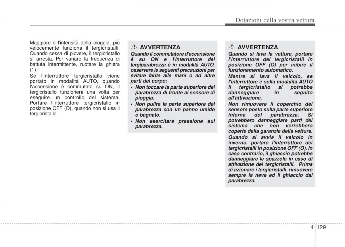 KIA Sorento II 2 manuale del proprietario / page 232