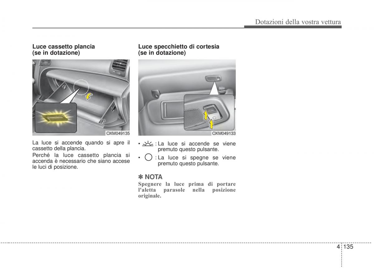 KIA Sorento II 2 manuale del proprietario / page 238