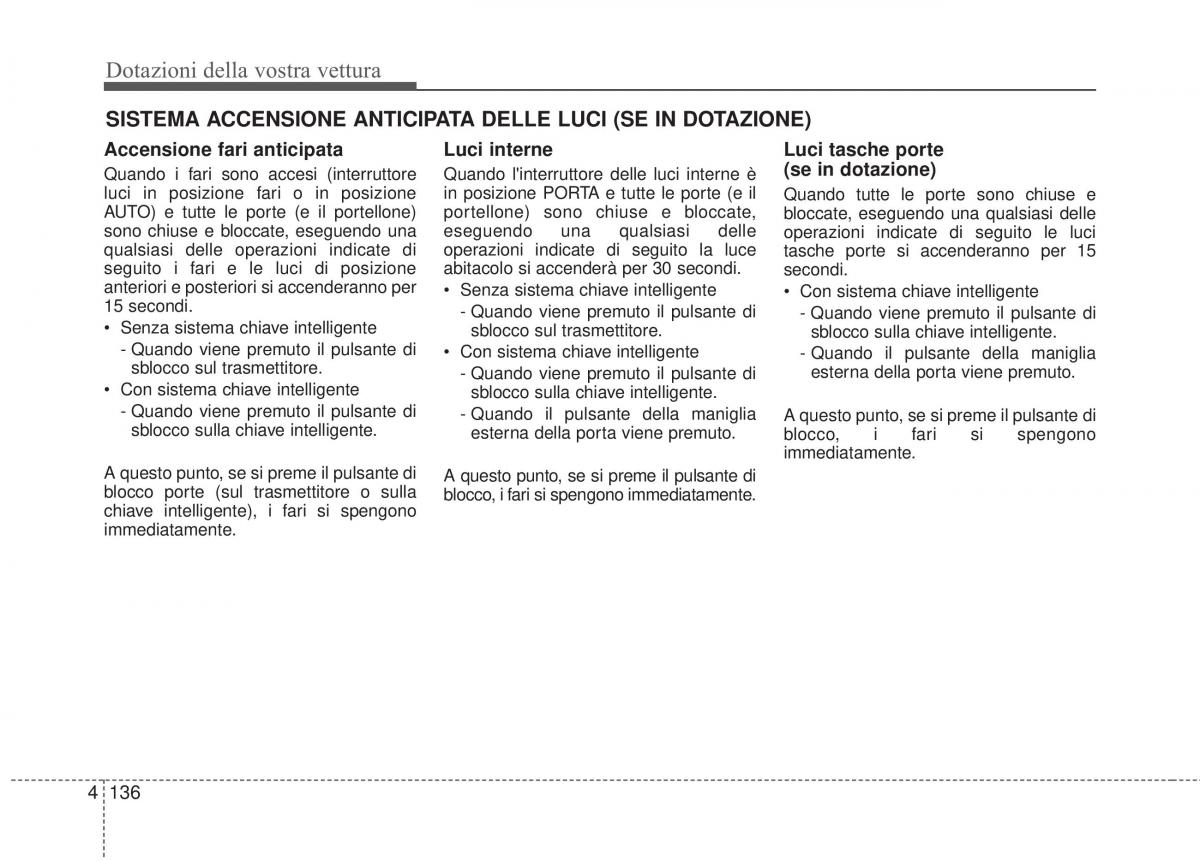 KIA Sorento II 2 manuale del proprietario / page 239