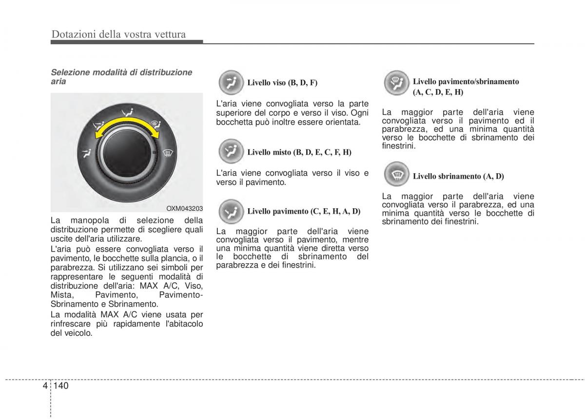 KIA Sorento II 2 manuale del proprietario / page 243