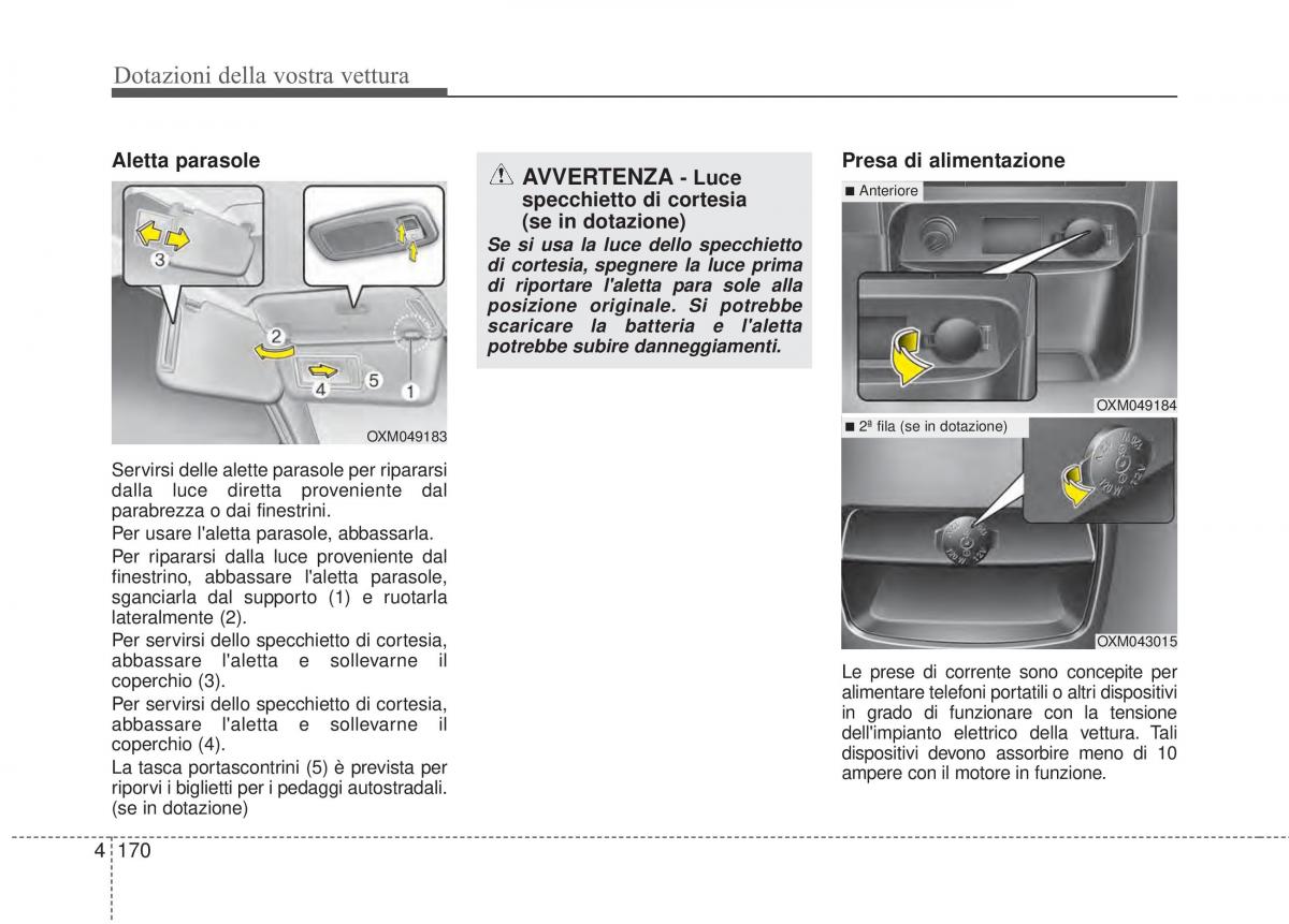 KIA Sorento II 2 manuale del proprietario / page 273