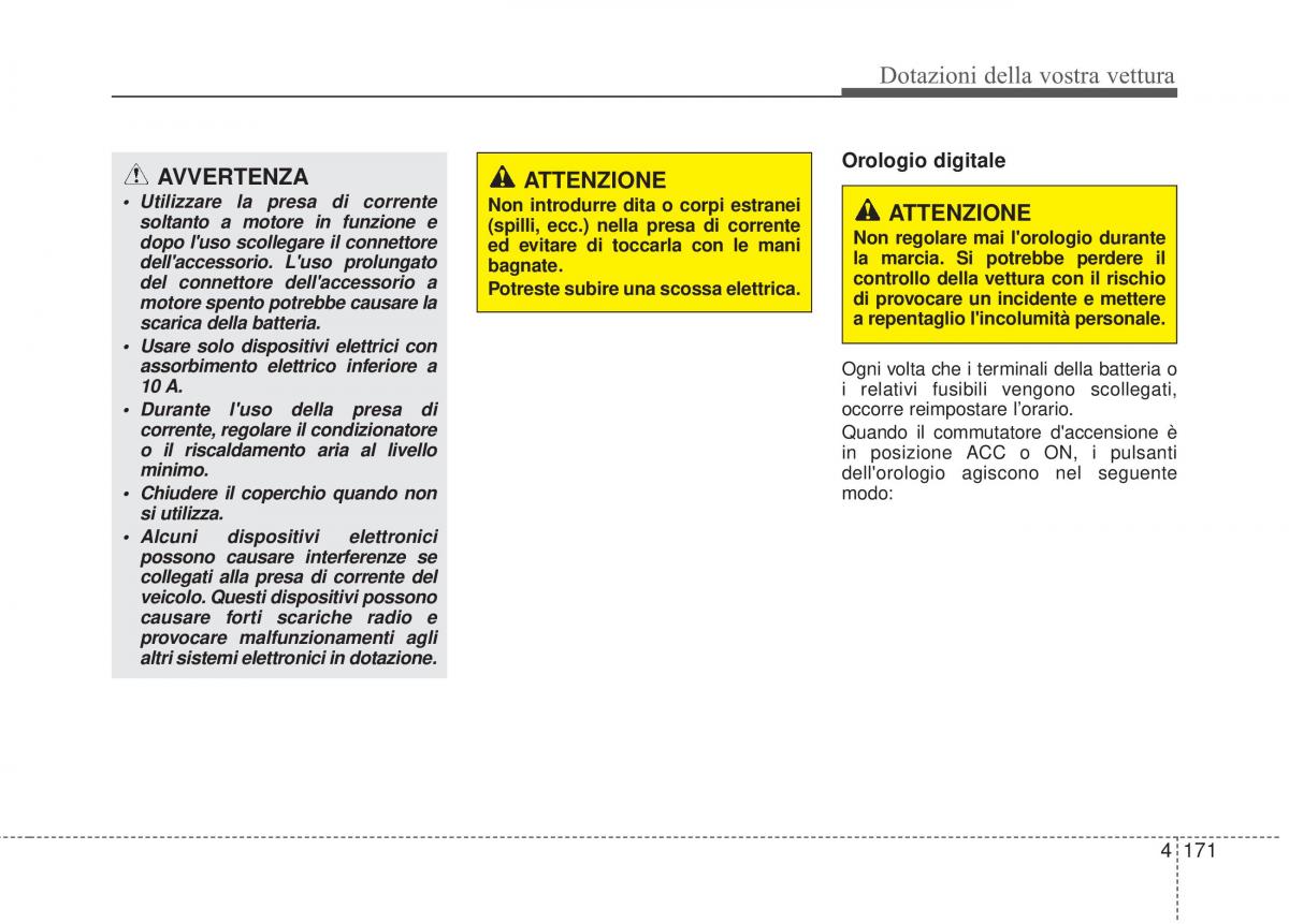 KIA Sorento II 2 manuale del proprietario / page 274