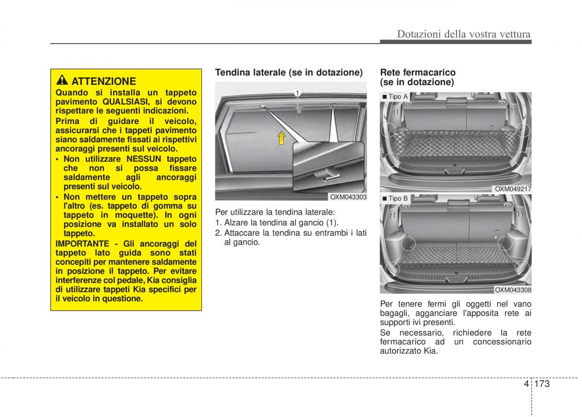 KIA Sorento II 2 manuale del proprietario / page 276