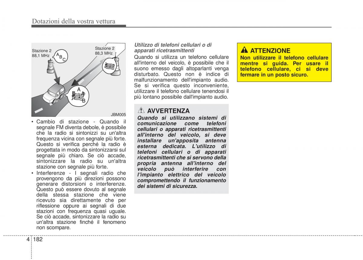 KIA Sorento II 2 manuale del proprietario / page 285