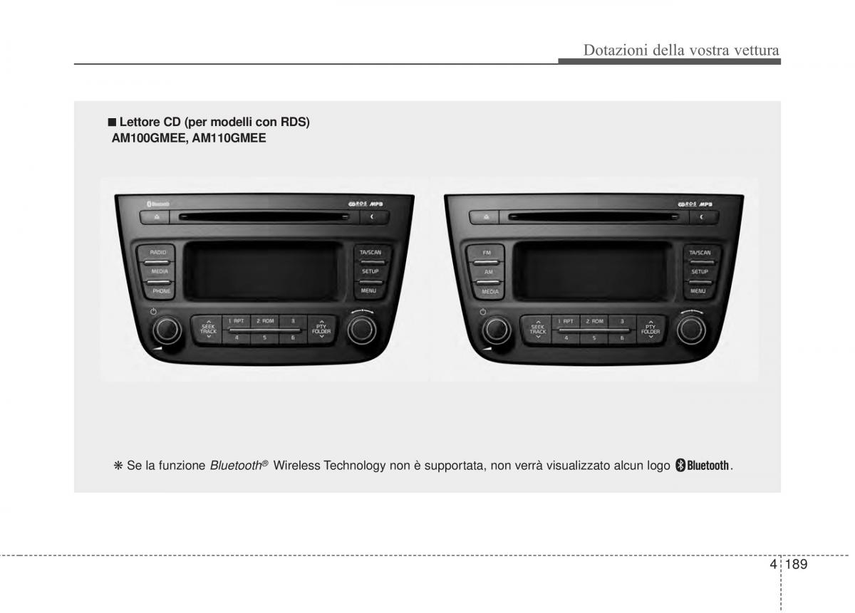 KIA Sorento II 2 manuale del proprietario / page 292