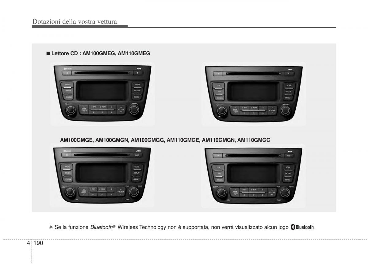 KIA Sorento II 2 manuale del proprietario / page 293