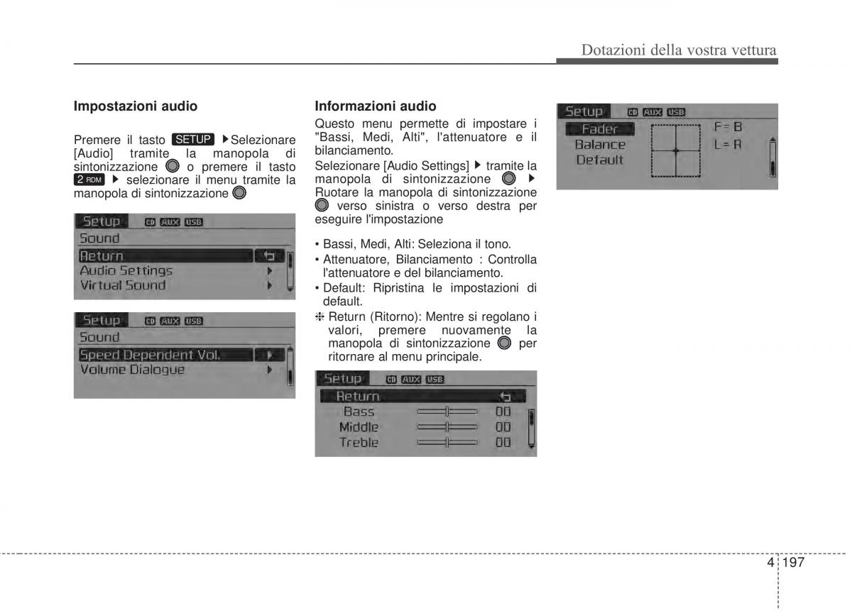 KIA Sorento II 2 manuale del proprietario / page 300