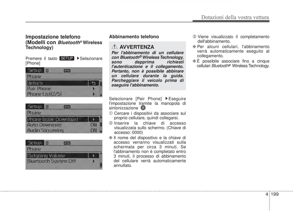 KIA Sorento II 2 manuale del proprietario / page 302