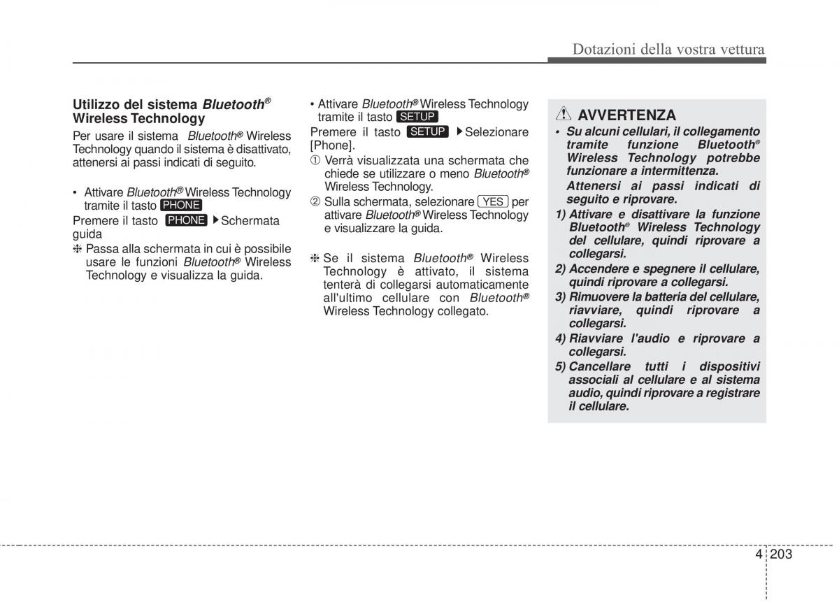 KIA Sorento II 2 manuale del proprietario / page 306