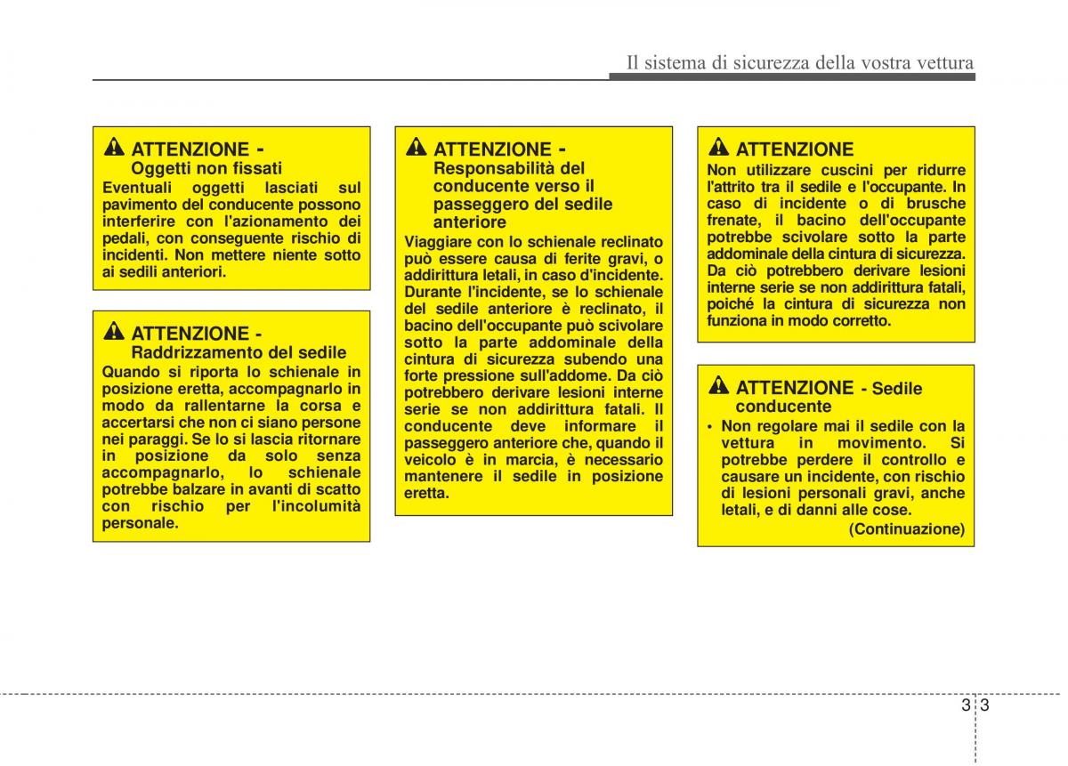 KIA Sorento II 2 manuale del proprietario / page 31