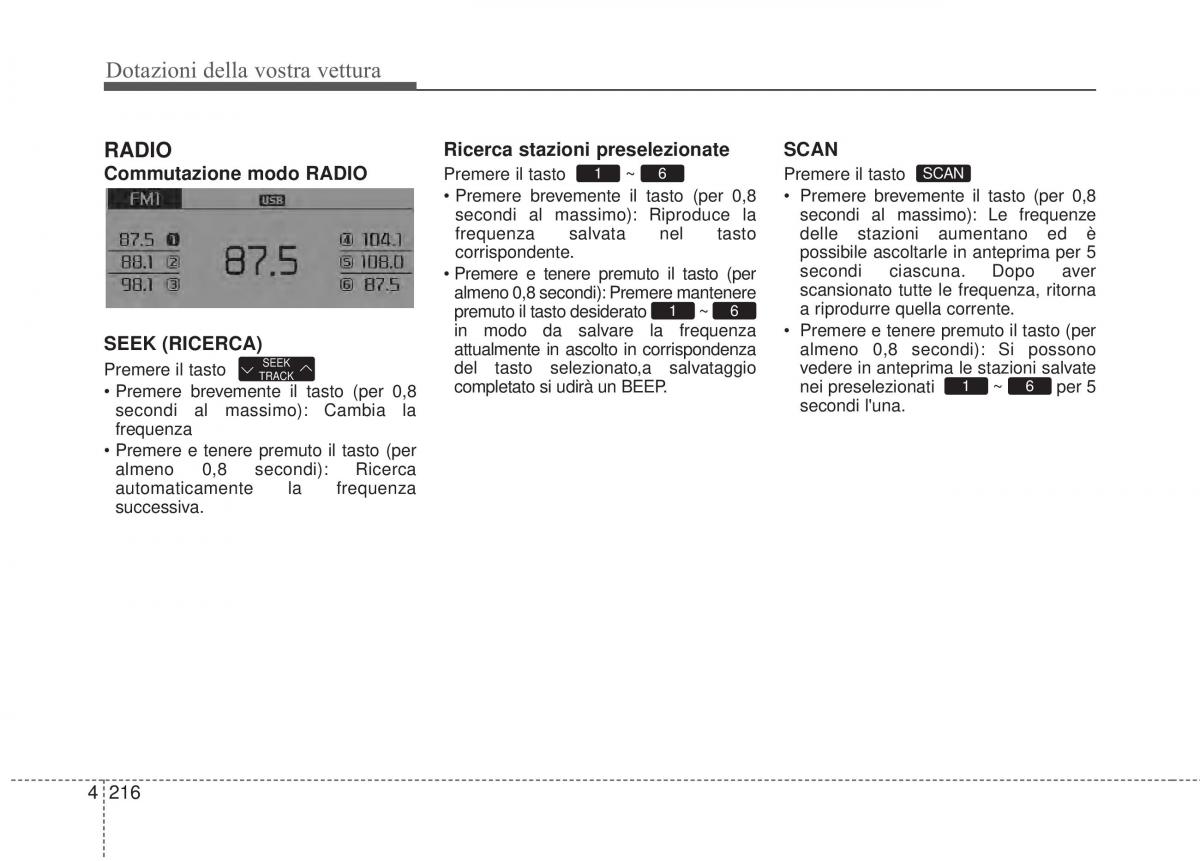 KIA Sorento II 2 manuale del proprietario / page 319