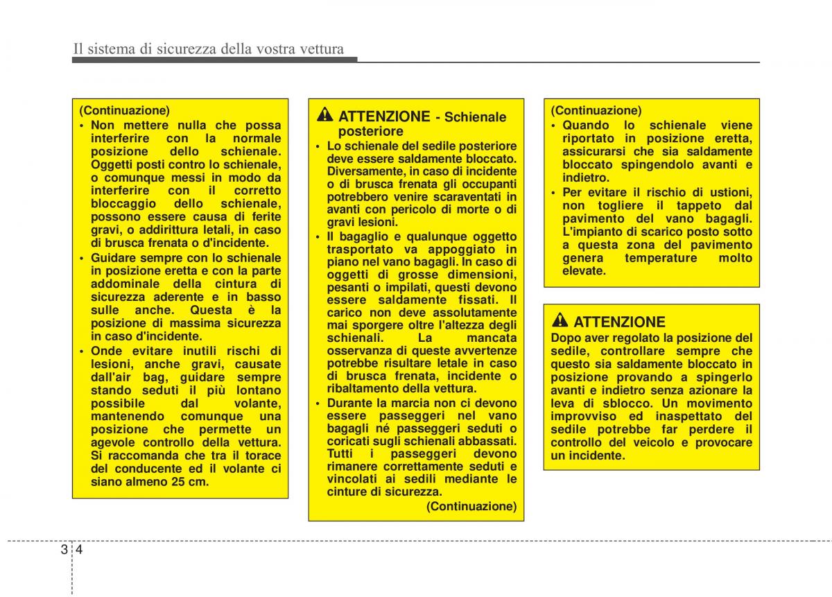 KIA Sorento II 2 manuale del proprietario / page 32