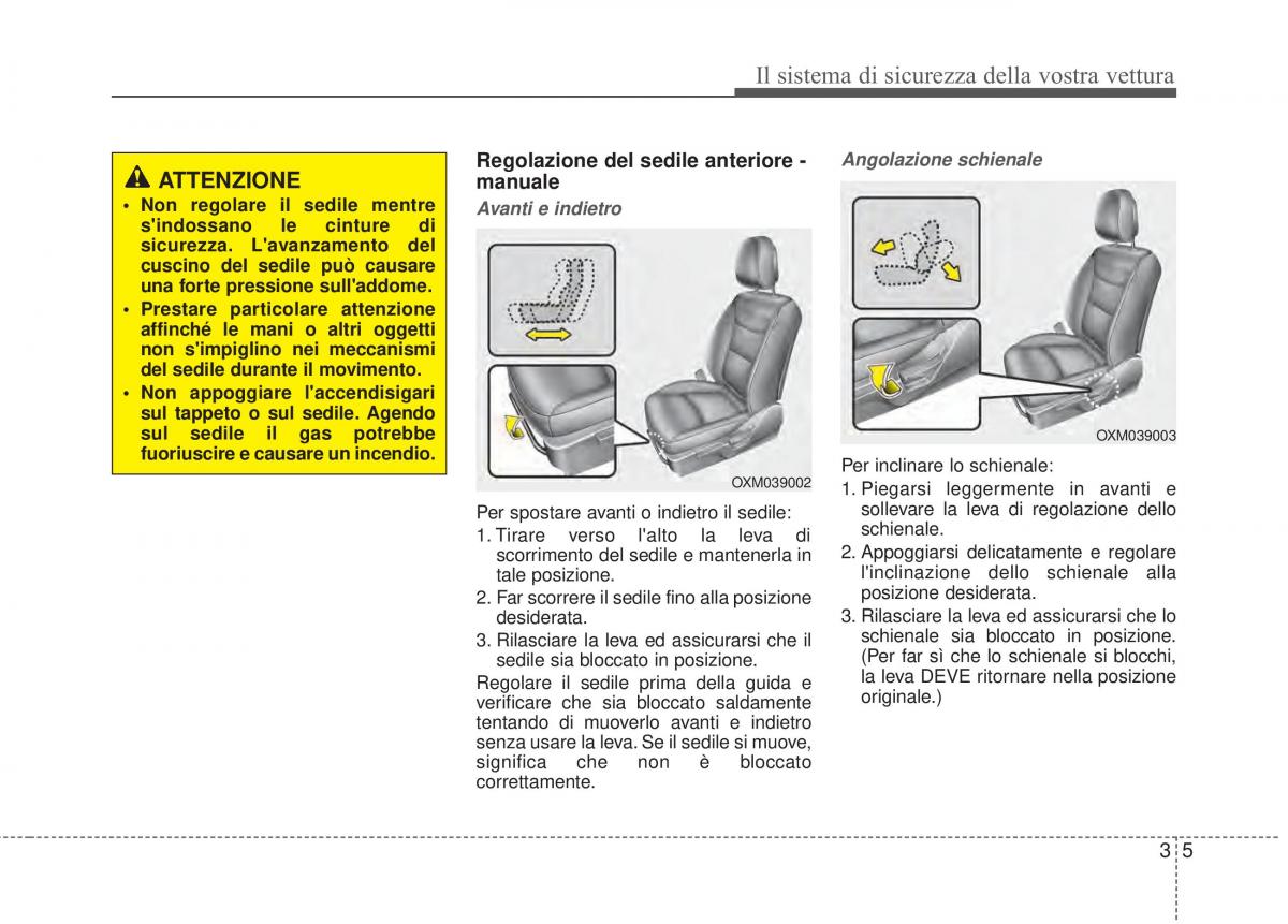 KIA Sorento II 2 manuale del proprietario / page 33