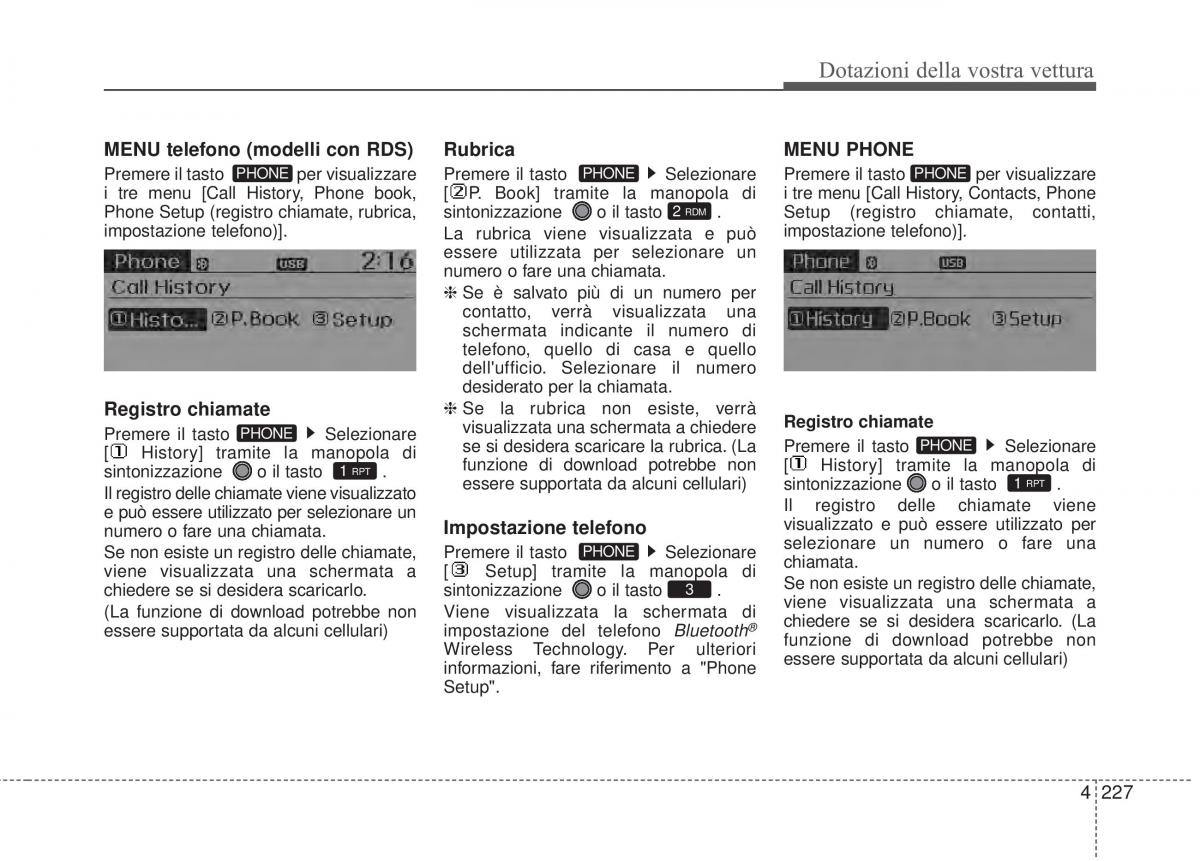 KIA Sorento II 2 manuale del proprietario / page 330