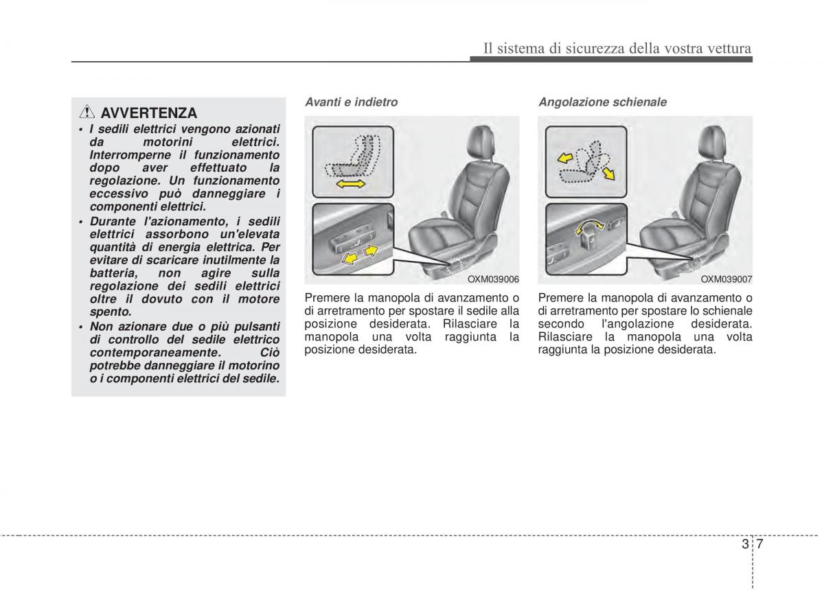 KIA Sorento II 2 manuale del proprietario / page 35