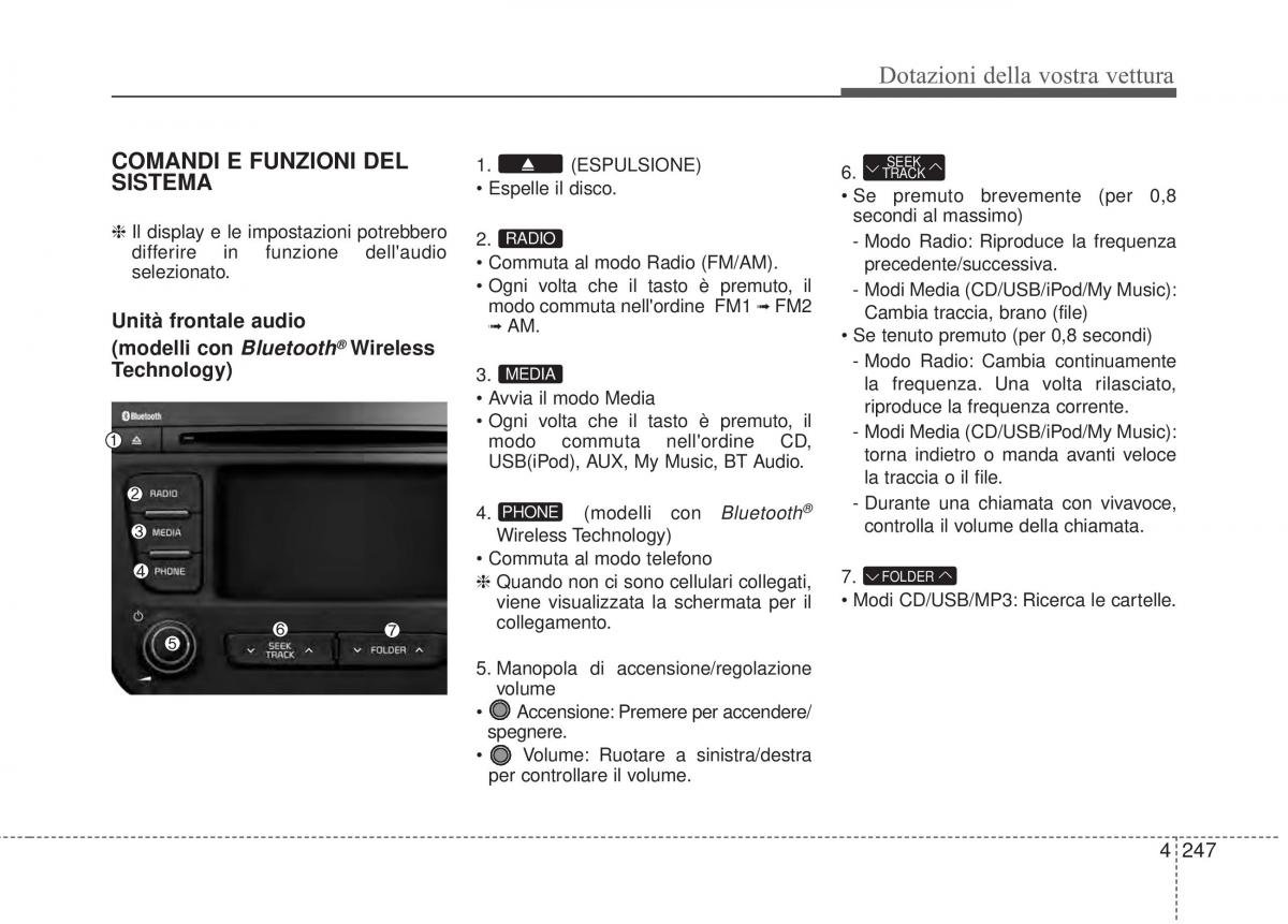 KIA Sorento II 2 manuale del proprietario / page 350