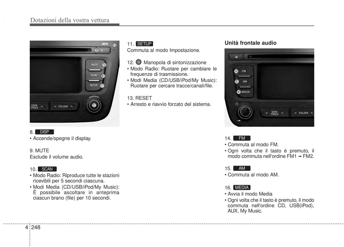 KIA Sorento II 2 manuale del proprietario / page 351