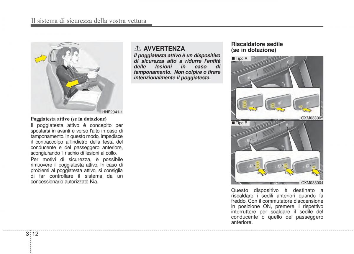 KIA Sorento II 2 manuale del proprietario / page 40