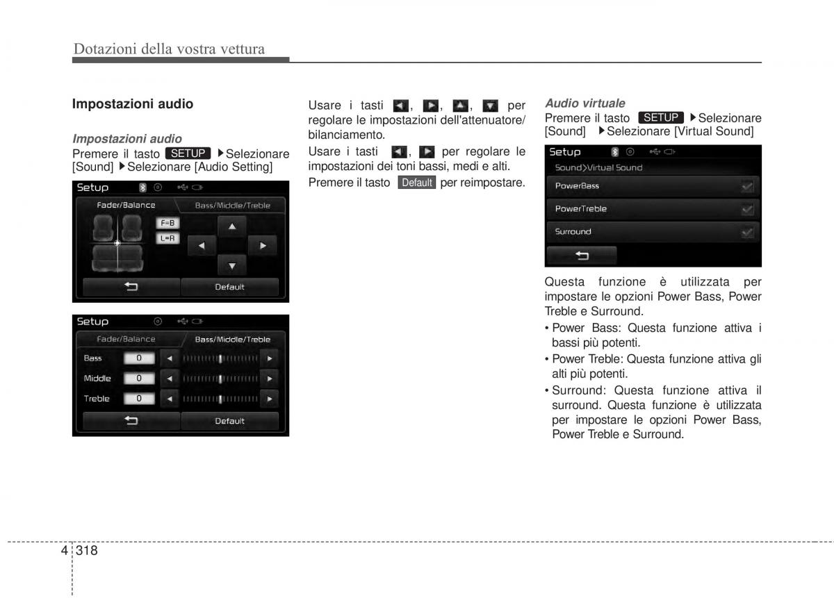 KIA Sorento II 2 manuale del proprietario / page 421