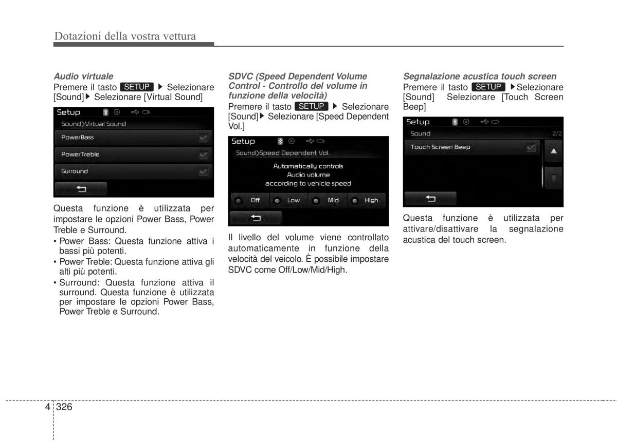 KIA Sorento II 2 manuale del proprietario / page 429