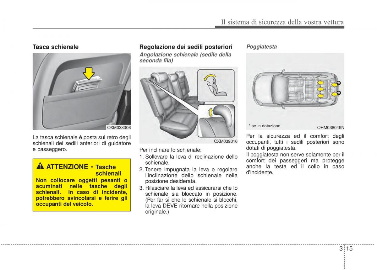 KIA Sorento II 2 manuale del proprietario / page 43