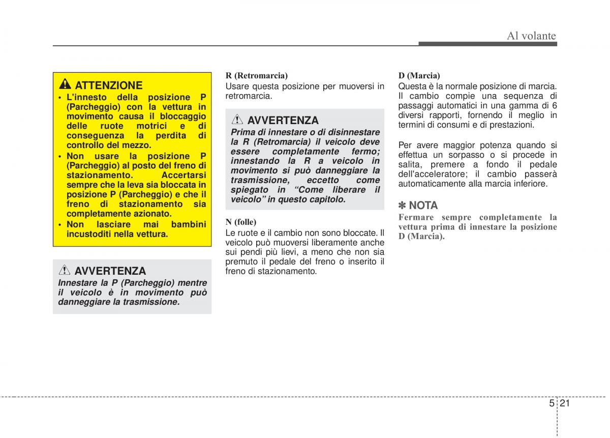 KIA Sorento II 2 manuale del proprietario / page 455