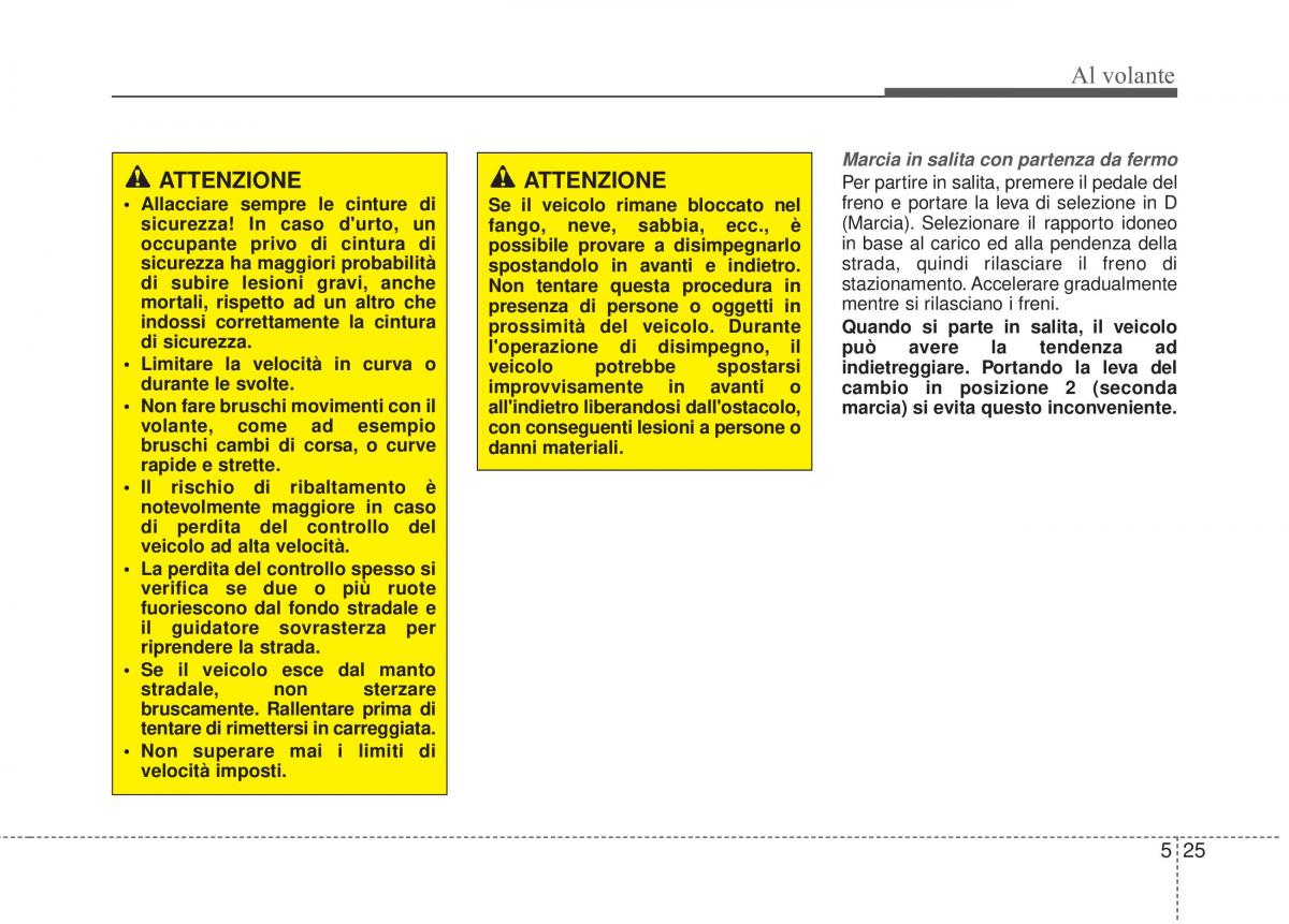 KIA Sorento II 2 manuale del proprietario / page 459